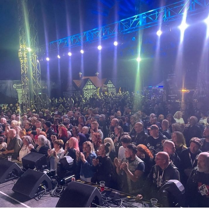 Inflatable pub event in Clevedon back garden