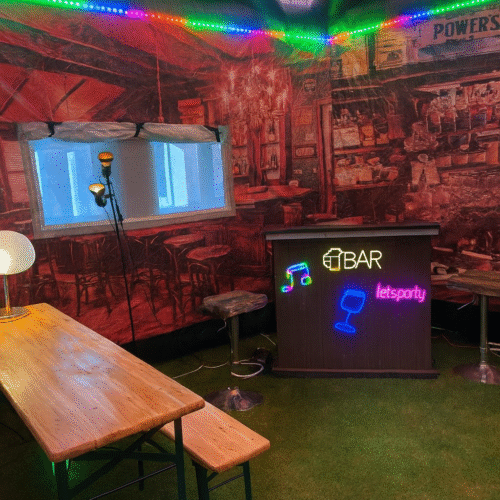 Full Pub Interior RGB Colour-Changing Party Lights