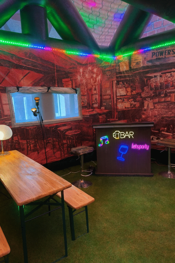 Full Pub Interior RGB Colour-Changing Party Lights