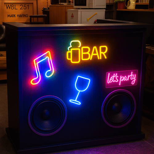 Inflatable pub hire event in South West garden