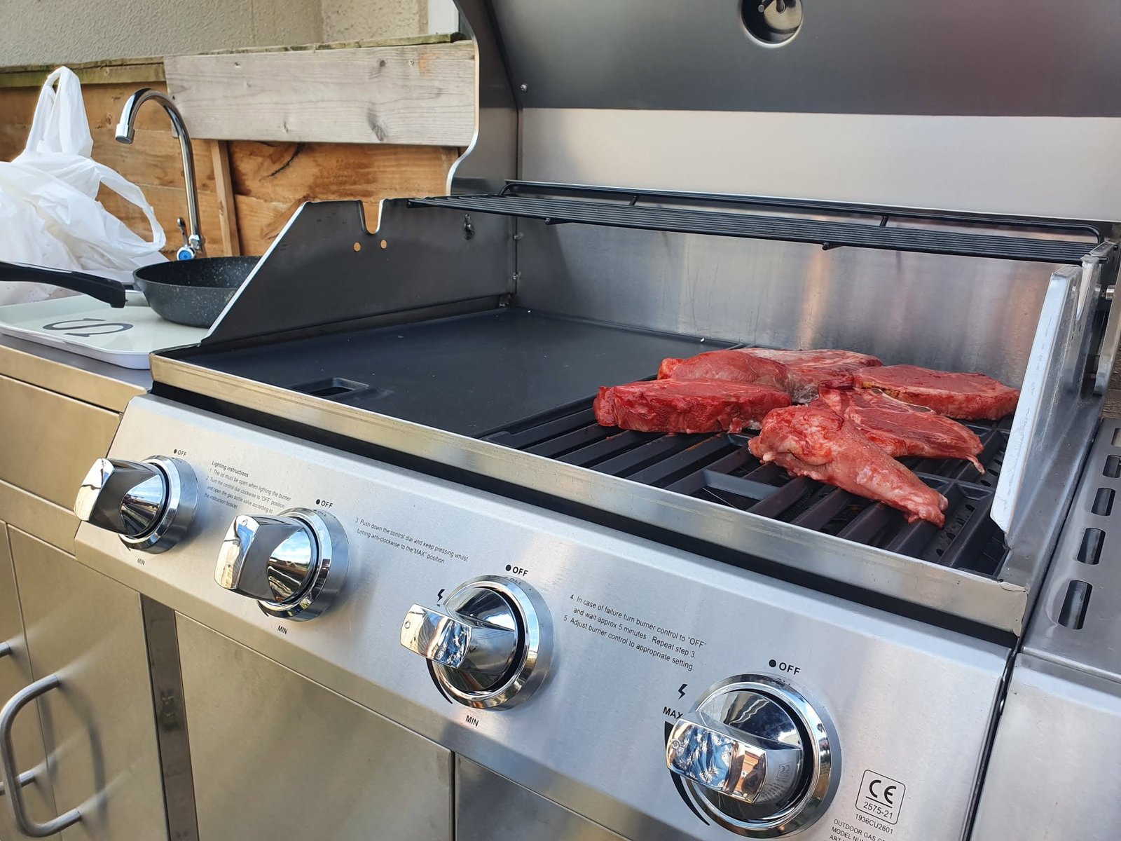 Elite BBQ Hire Boss Grill Texas outdoor kitchen